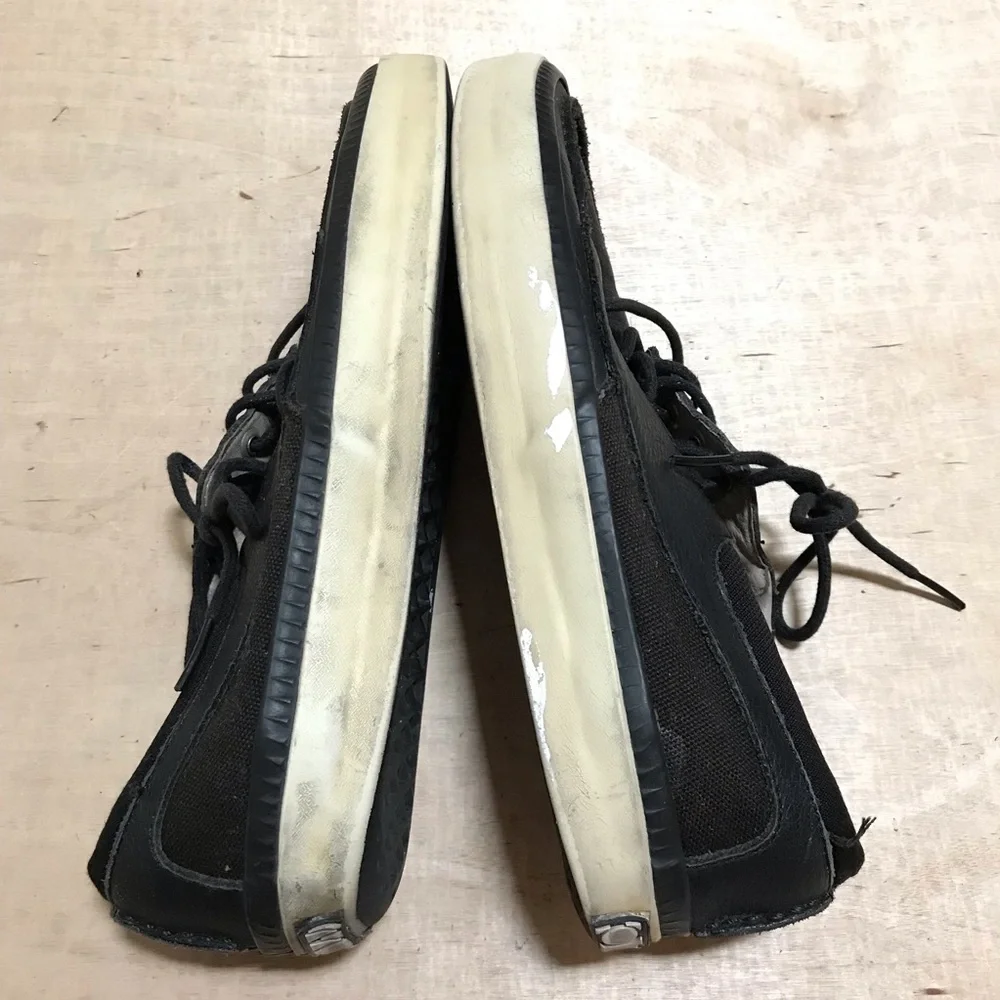 Vans OTW Black Leather Lace-Up Casual Sneakers Size 7.5